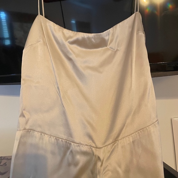 Reformation Sage Silk Jumpsuit in Ivory 🕊️🤍 - Picture 5 of 11